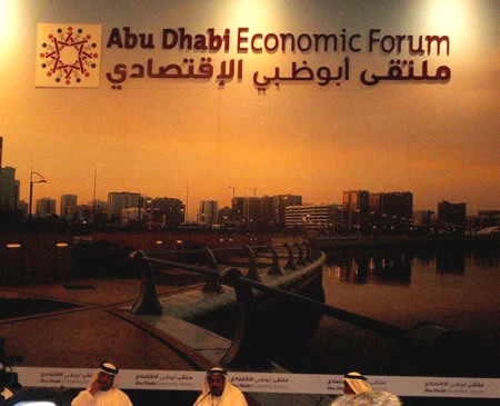 Uta Gruda, GCCGBI's CEO, is invited from Abu Dhabi Govt to take part at Abu Dhabi Economic Forum 2009, ADEF 2009 in Abu Dhabi