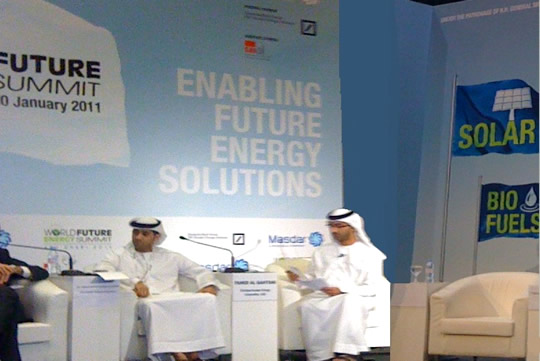 GCCGBI is MASDAR VIP Guest at WF Energy Summit in Abu Dhabi, January 2011